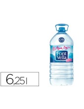 AGUA MINERAL NATURAL FONT VELLA BOTELLA DE 6,25L