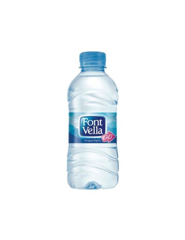 AGUA MINERAL NATURAL FONT VELLA BOTELLA DE 330ML