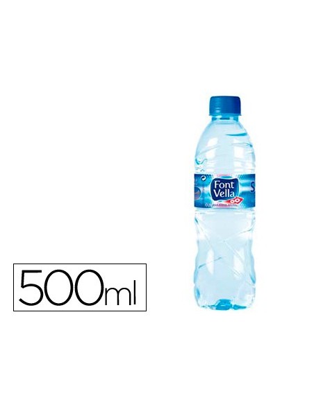 AGUA MINERAL NATURAL FONT VELLA BOTELLA DE 500ML