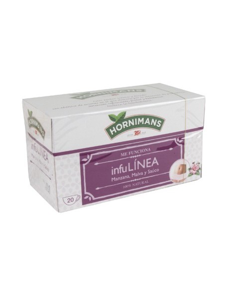 TE HORNIMANS INFULINEA MANZANA MALVA Y SAUCO 20 BOLSAS