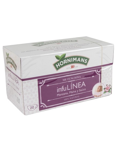 TE HORNIMANS INFULINEA MANZANA MALVA Y SAUCO 20 BOLSAS