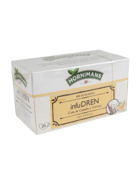 TE HORNIMANS INFUDREN COLA DE CABALLO Y CITRICOS 20 BOLSAS