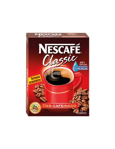 CAFE NESCAFE DESCAFEINADO MONODOSIS C.10 SOBRES
