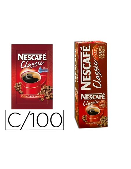 CAFE NESCAFE DESCAFEINADO MONODOSIS C.10 SOBRES
