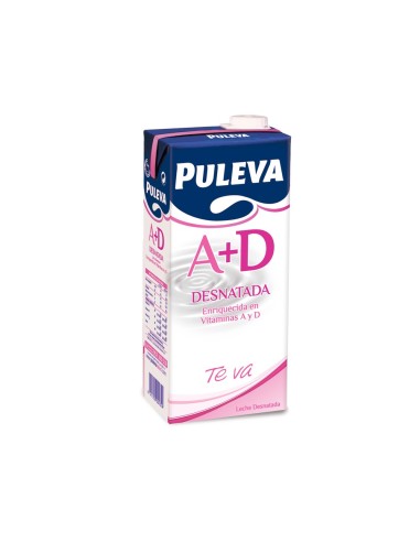 LECHE DESNATADA PULEVA BRIK DE 1 LITRO 9886