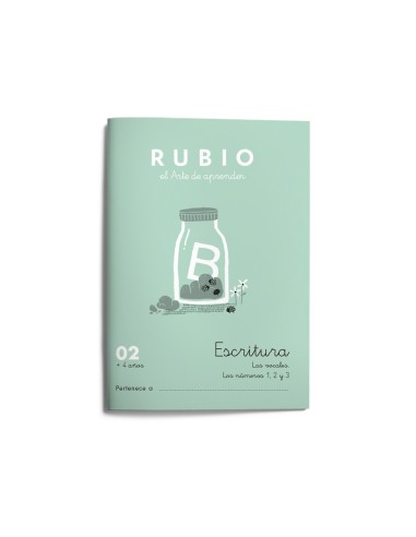 CUADERNO RUBIO CALIGRAFIA Nº 02