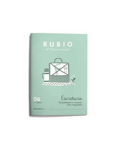 CUADERNO RUBIO CALIGRAFIA Nº 06