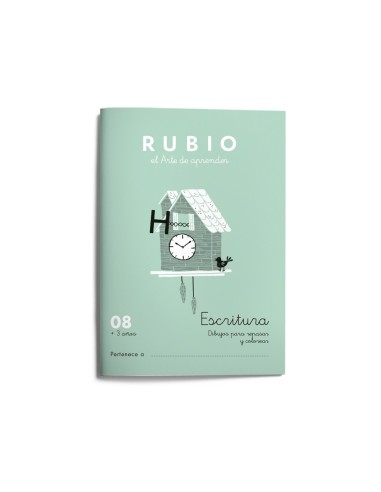 CUADERNO RUBIO CALIGRAFIA Nº 08