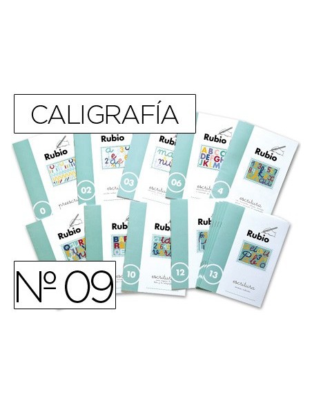 CUADERNO RUBIO CALIGRAFIA Nº 09