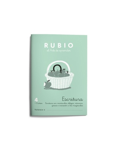 CUADERNO RUBIO CALIGRAFIA Nº 4