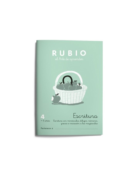 CUADERNO RUBIO CALIGRAFIA Nº 4