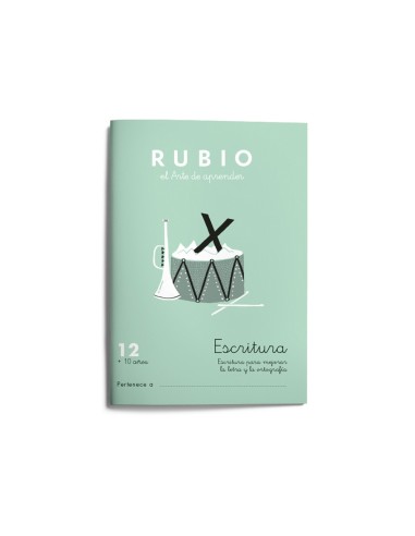 CUADERNO RUBIO CALIGRAFIA Nº 12