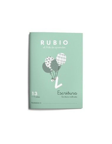 CUADERNO RUBIO CALIGRAFIA Nº 13