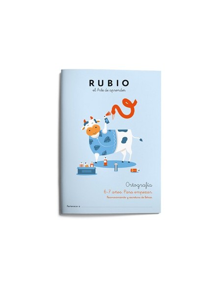 CUADERNO RUBIO ORTOGRAFIA 6-7 AÑOS