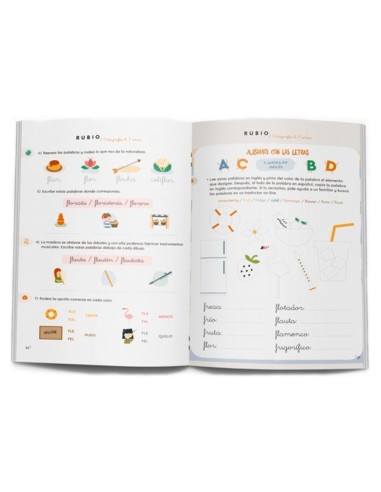 CUADERNO RUBIO ORTOGRAFIA 6-7 AÑOS SABER MAS