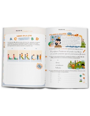 CUADERNO RUBIO ORTOGRAFIA 6-7 AÑOS SABER MAS