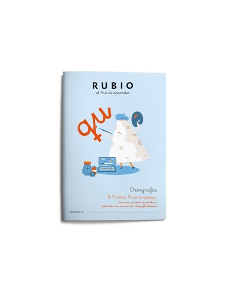 CUADERNO RUBIO ORTOGRAFIA 8-9 AÑOS EMPEZARÁ