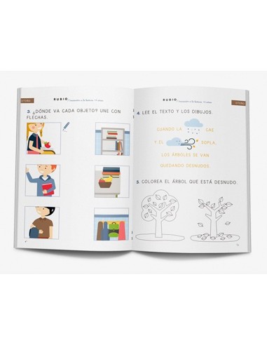 CUADERNO RUBIO INICIACION A LA LECTURA+4 AÐOS