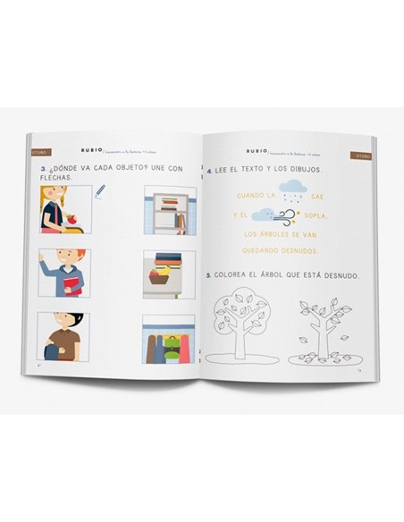CUADERNO RUBIO INICIACION A LA LECTURA+4 AÐOS