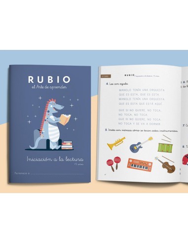 CUADERNO RUBIO INICIACION A LA LECTURA+5 AÐOS