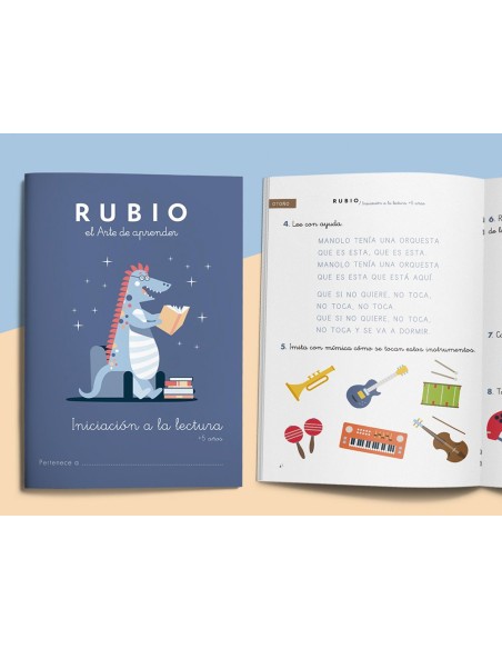CUADERNO RUBIO INICIACION A LA LECTURA+5 AÐOS