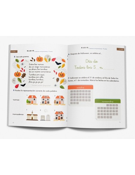 CUADERNO RUBIO LECTURAS COMPRENSIVAS+6 AÐOS