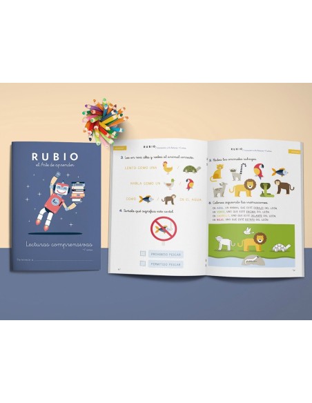 CUADERNO RUBIO LECTURAS COMPRENSIVAS+7 AÐOS