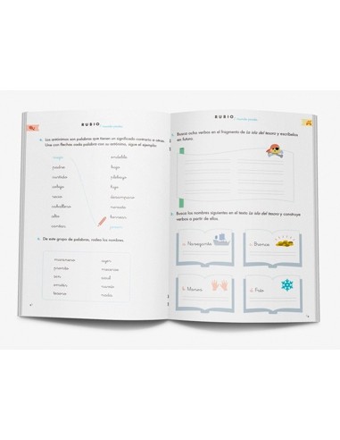 CUADERNO RUBIO COMPETENCIA LECTORA 4 MUNDO PIRATA