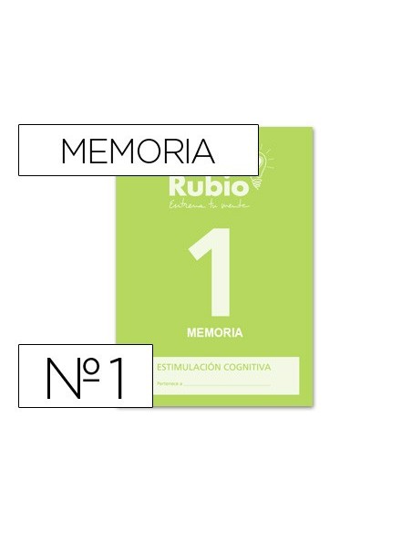 CUADERNO RUBIO ENTRENA TU MENTE ESTIMULACION COGNITIVA MEMORIA 1