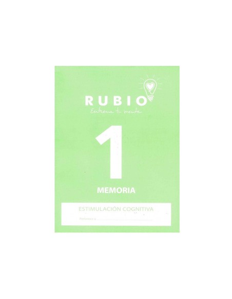 CUADERNO RUBIO ENTRENA TU MENTE ESTIMULACION COGNITIVA MEMORIA 1