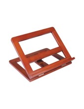 ATRIL SUJETALIBROS MADERA COLOR COGNAC