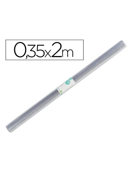 ROLLO PLASTICO FORRALIBROS 0,35X2 MT LIDERPAPEL
