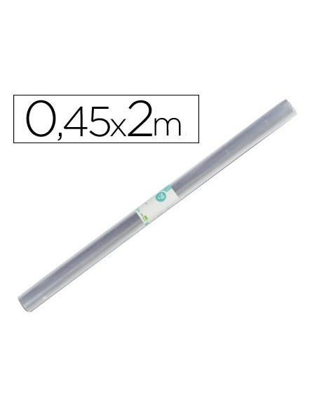 ROLLO PLASTICO FORRALIBROS 0,45X2 MT LIDERPAPEL