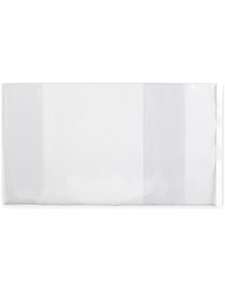 FORRALIBRO LIDERPAPEL CON SOLAPA AJUSTABLE ADHESIVO 285 x 530 MM AD08