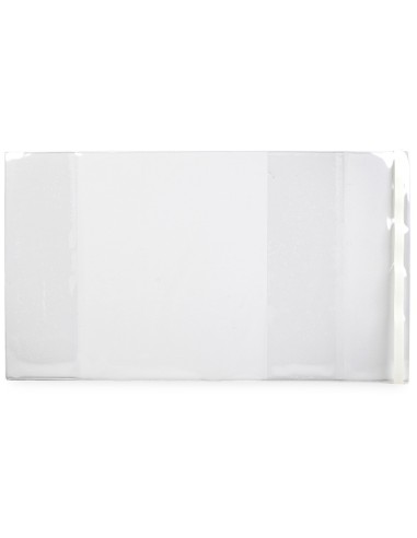 FORRALIBRO LIDERPAPEL CON SOLAPA AJUSTABLE ADHESIVO 296 x 530 MM AD09