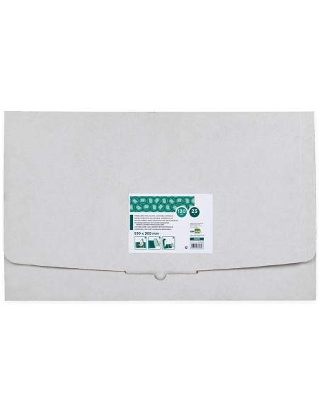 FORRALIBRO LIDERPAPEL CON SOLAPA AJUSTABLE ADHESIVO 305 x 530 MM AD10