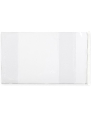 FORRALIBRO LIDERPAPEL CON SOLAPA AJUSTABLE ADHESIVO 305 x 530 MM AD10