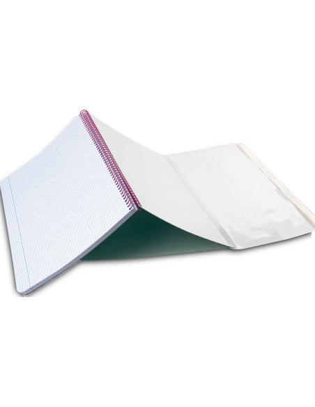 FORRALIBRO LIDERPAPEL CON SOLAPA AJUSTABLE ADHESIVO 305 x 530 MM AD10