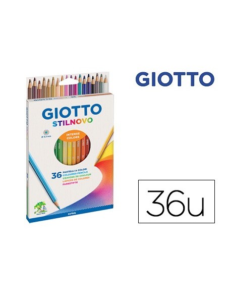 LAPICES GIOTTO STILNOVO CAJA 36 SURT.