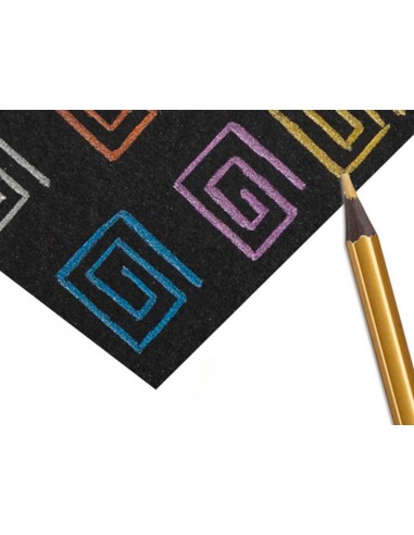 LAPICES CARIOCA METALLIC HEXAGONAL MINA 3,3MM CAJA 12 SURT.