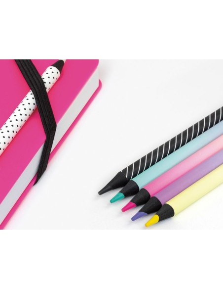 LAPICES MILAN SUNSET MINA GRUESA 3,5MM CAJA 6 UD.SURT.