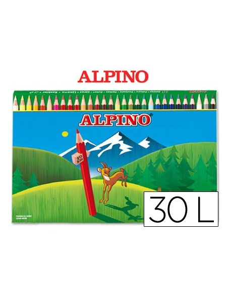 LAPICES COL.ALPINO 659 30 COL.CAJA CARTON
