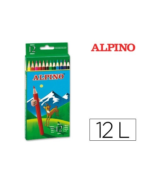 LAPICES COL.ALPINO 654 C/ 12 COL.LARGOS