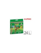 LAPICES COL.ALPINO TRI ESTUCHE 24 COL.SURT. 2