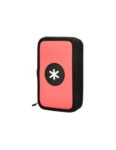 PLUMIER ESCOLAR ANTARTIK DOBLE CORAL 28 PIEZAS