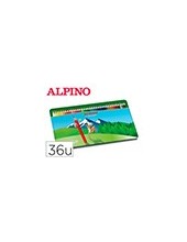 LAPICES ALPINO CAJA MET.DE 36 UD.SURT. 2