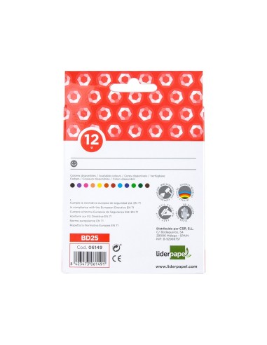 LAPICES CERA C.12 COLORES