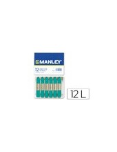 LAPICES CERA MANLEY UNICOLOR VE.AZULADO -CAJA 12 N.23 MNC04668/ N. 23 2