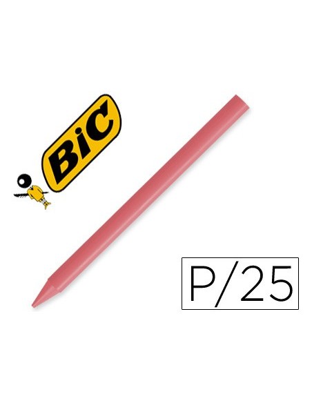 LAPICES PLASTIDECOR UNICOLOR ROSA-11 CAJA C/25 LAPICES