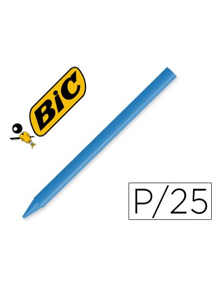 LAPICES PLASTIDECOR UNICOLOR AZUL CLARO-29 CAJA C/25 LAPICES